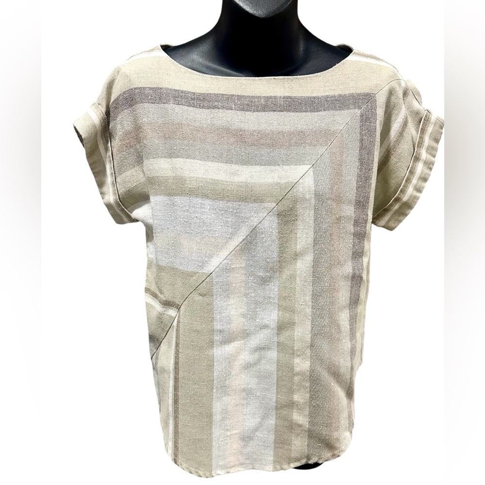 Vintage Michael Blair Striped Top Small